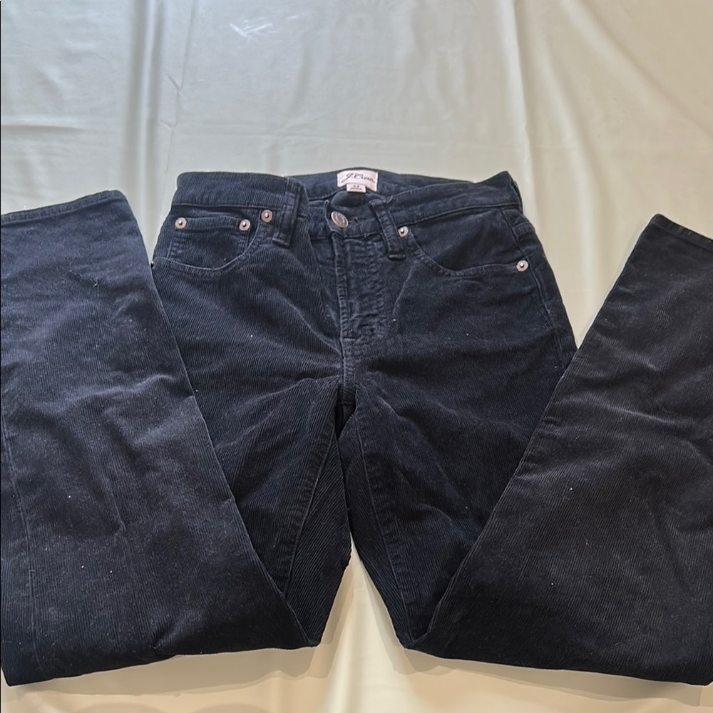 Classic Black Women's courduroy vintage straight leg